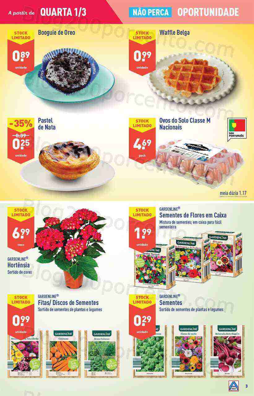 Antevisão Folheto ALDI Promoções de 1 a 7 março