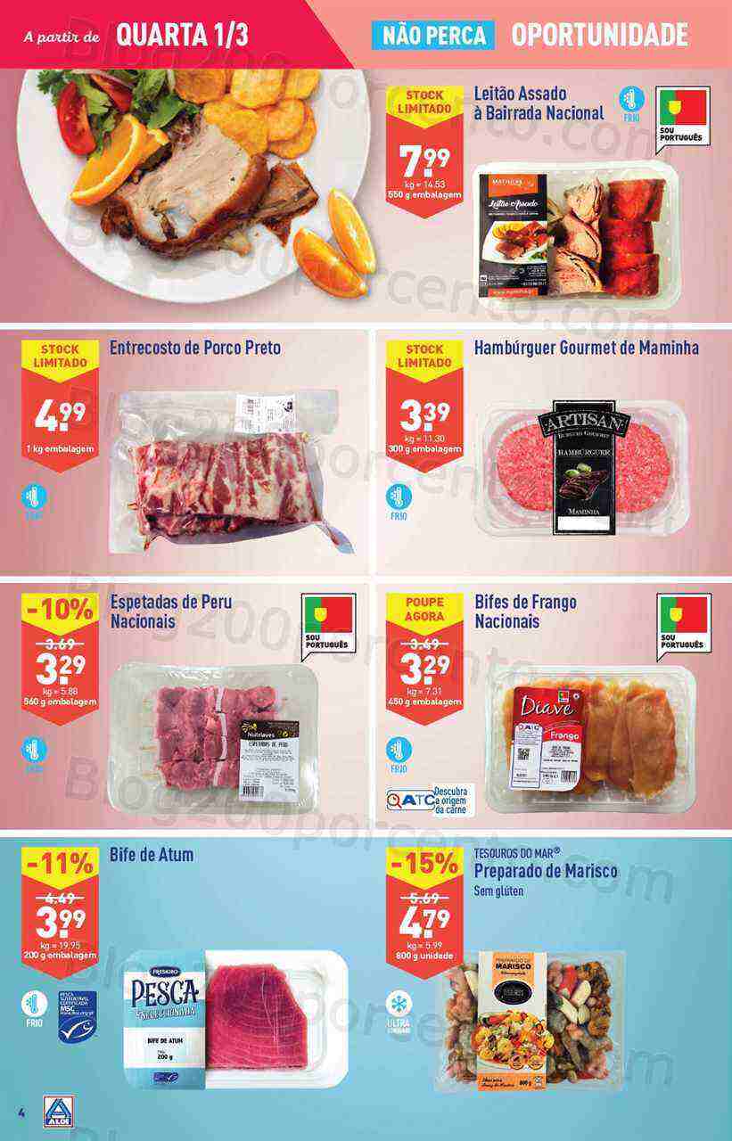 Antevisão Folheto ALDI Promoções de 1 a 7 março