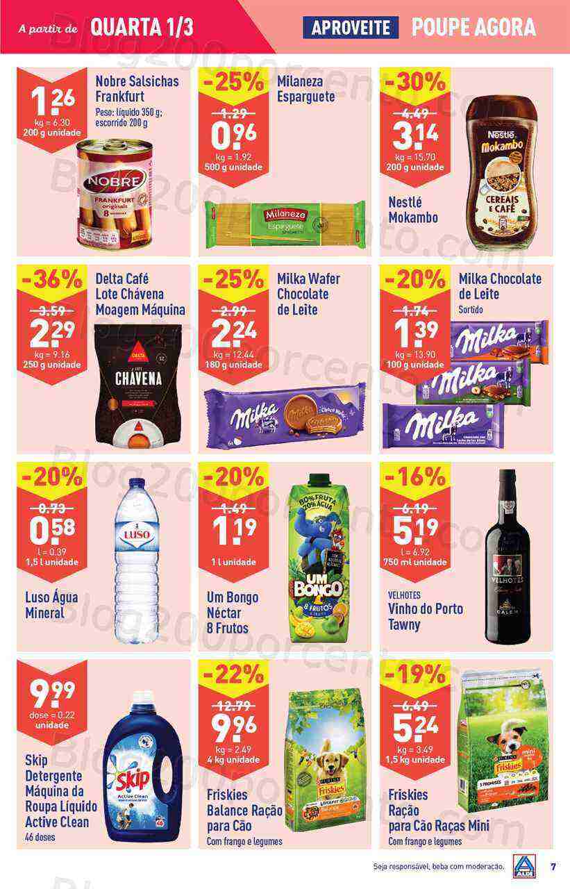 Antevisão Folheto ALDI Promoções de 1 a 7 março