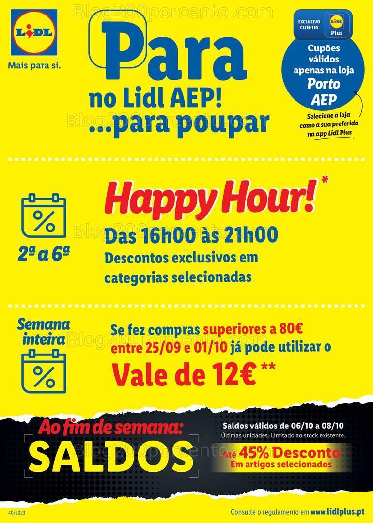 Antevisão Folheto LIDL Bazar Extra AEP Porto Promoções de 2 a 8 outubro