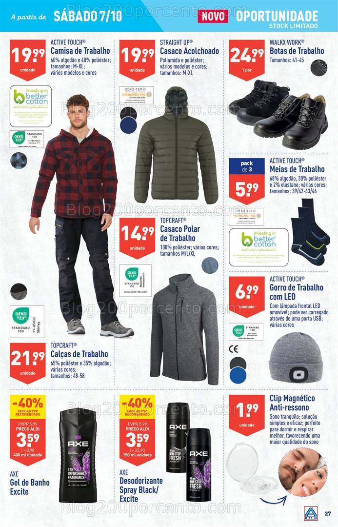 Antevisão Folheto ALDI Bazar Promoções a partir de 7 outubro