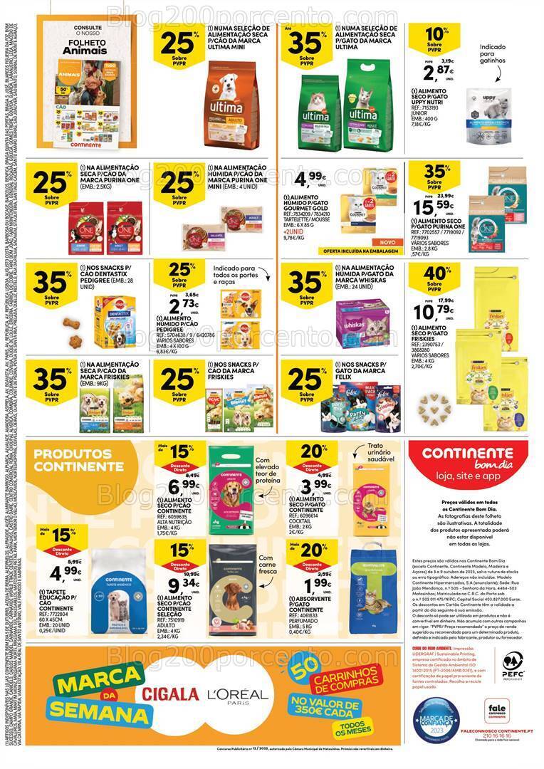 Antevisão Folheto CONTINENTE Bom Dia Promoções de 3 a 9 outubro