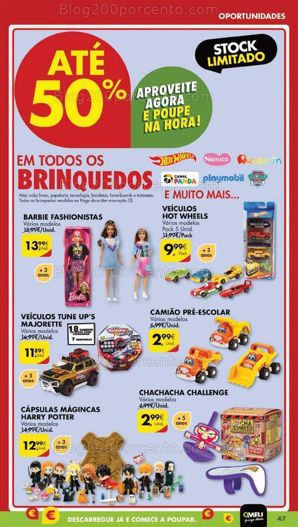 Antevisão Folheto PINGO DOCE Bazar Lojas Grandes Promoções de 3 a 9 outubro