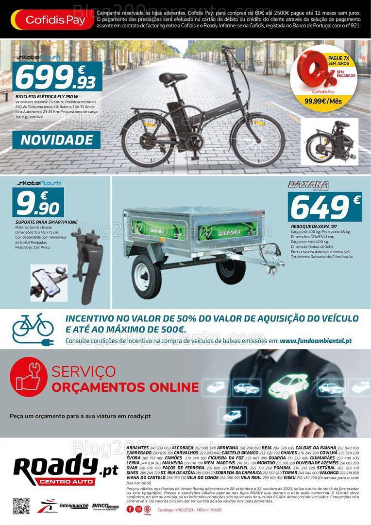 Antevisão Folheto ROADY Promoções de 28 setembro a 22 outubro