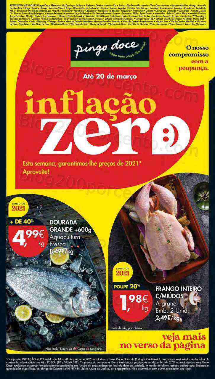 Antevisão Folheto PINGO DOCE Lojas Norte Promoções de 14 a 20 março