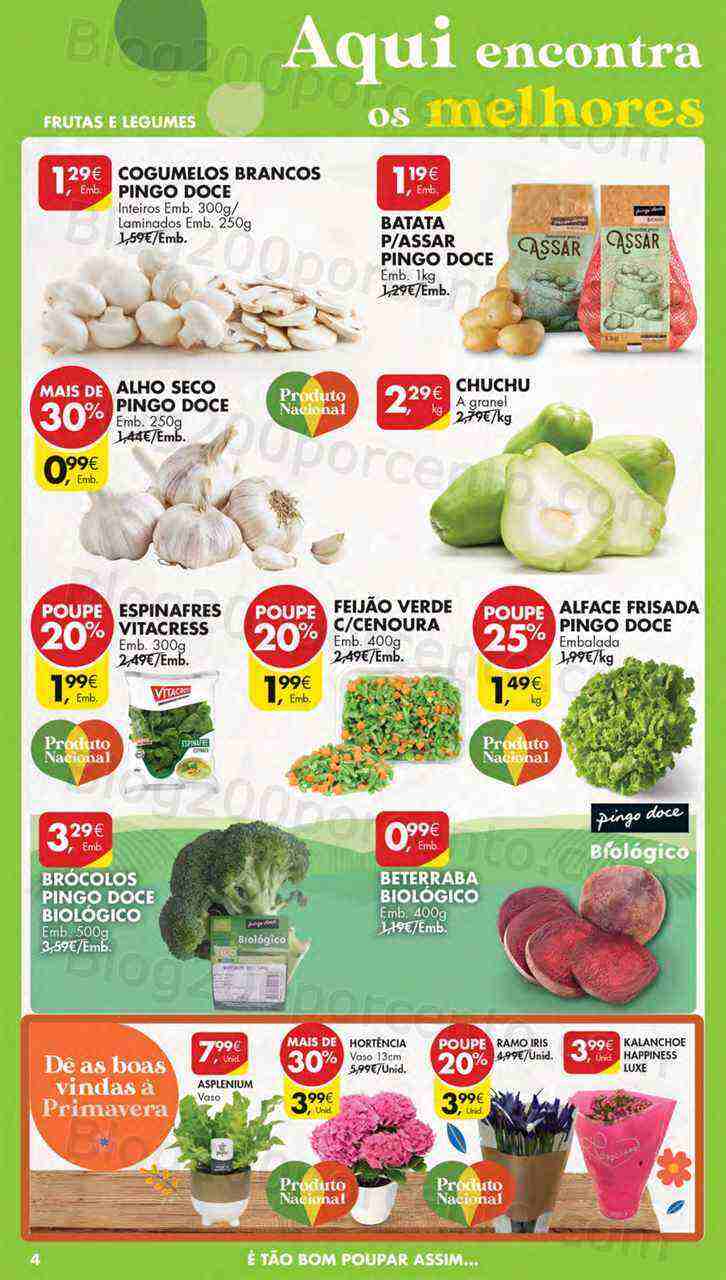 Antevisão Folheto PINGO DOCE Lojas Norte Promoções de 21 a 27 março