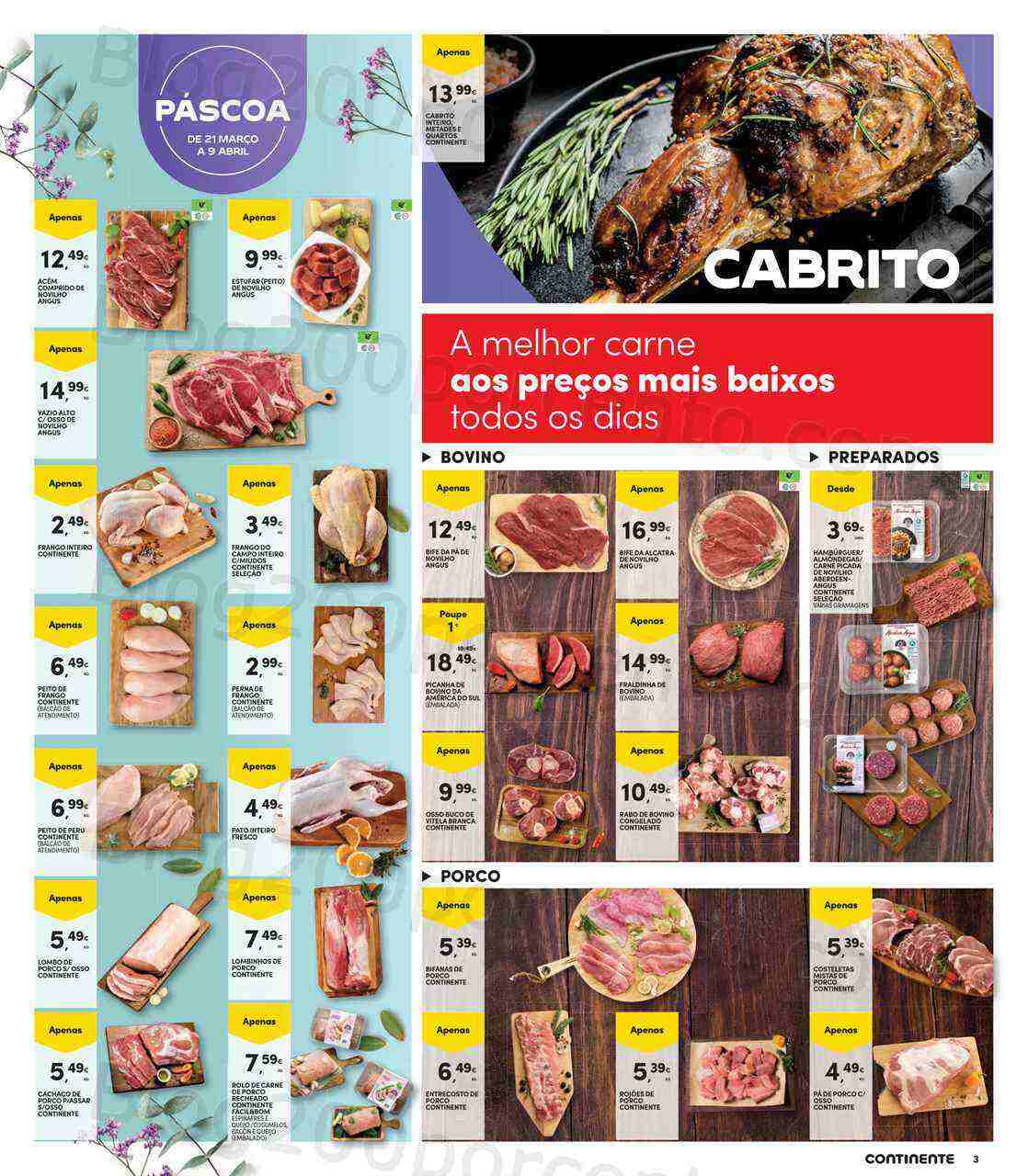 Antevisão Folheto CONTINENTE Bom Dia Promoções de 28 março a 3 abril