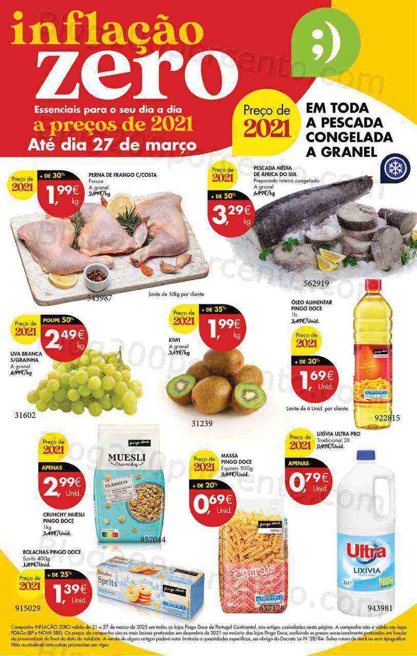 Antevisão Folheto PINGO DOCE Promoções Fim de Semana - 24 a 27 março