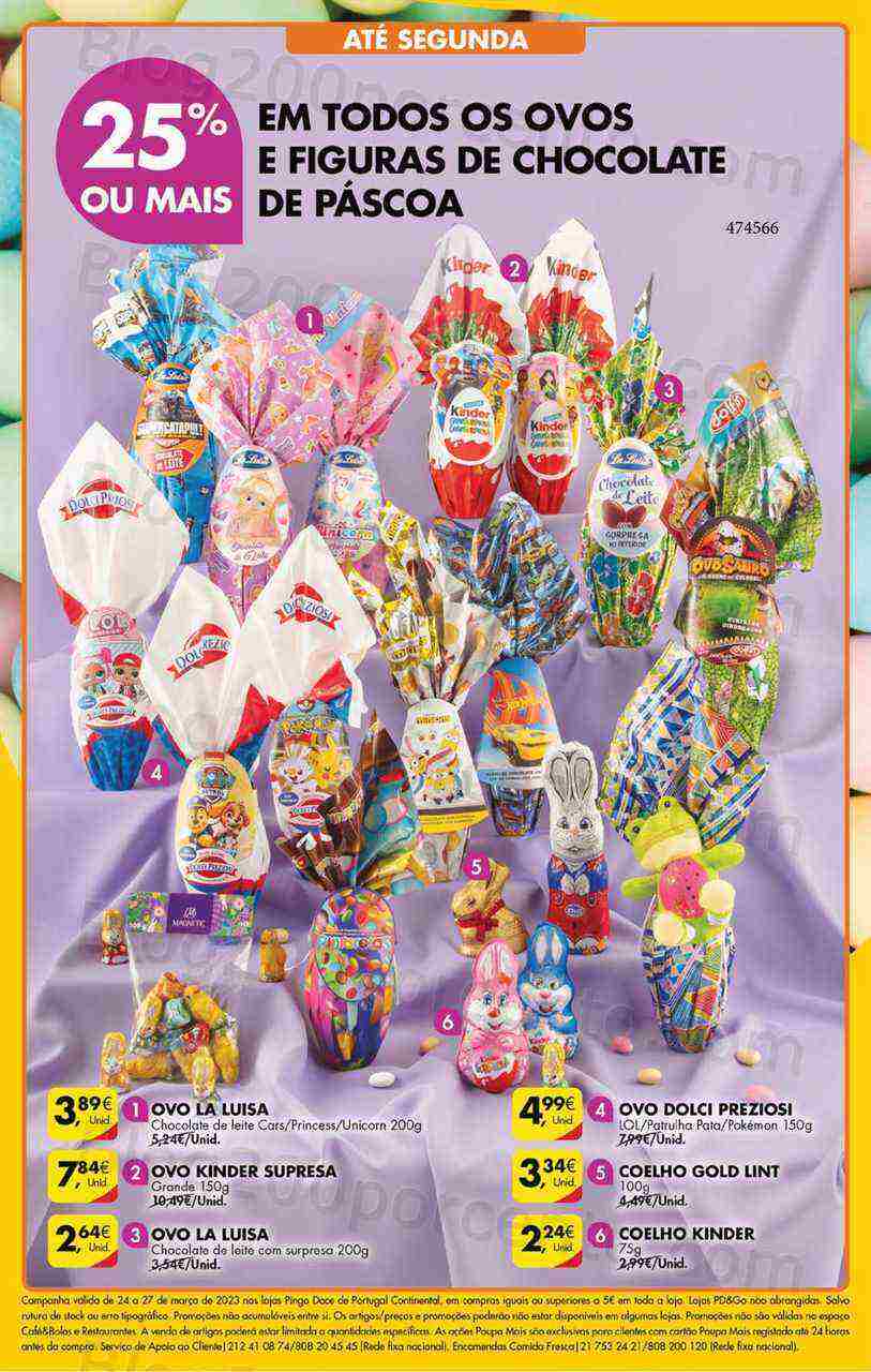 Antevisão Folheto PINGO DOCE Promoções Fim de Semana - 24 a 27 março