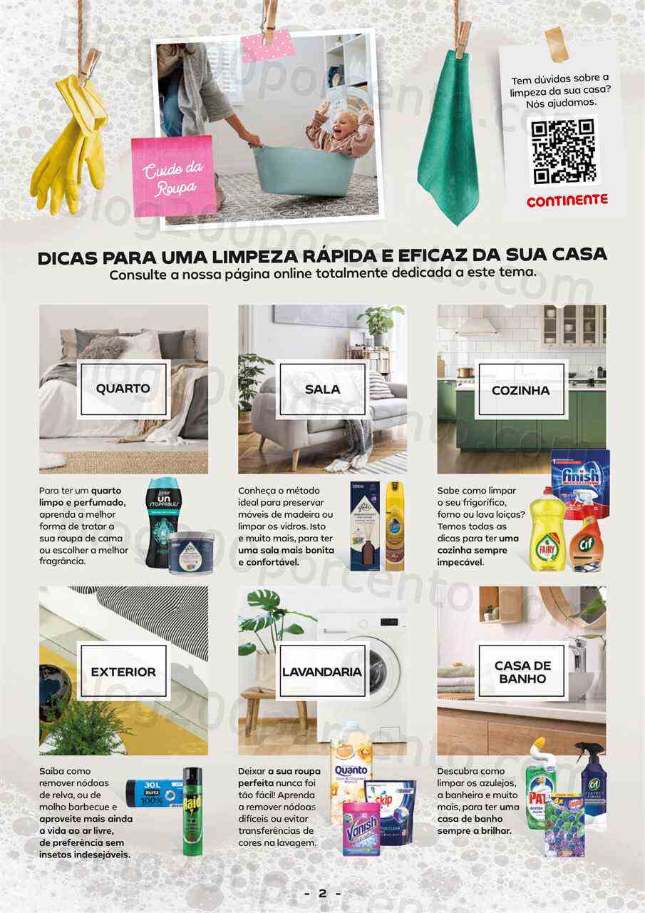 Limpa Vidros Spray 3 em 1 - emb. 1 lt - Continente