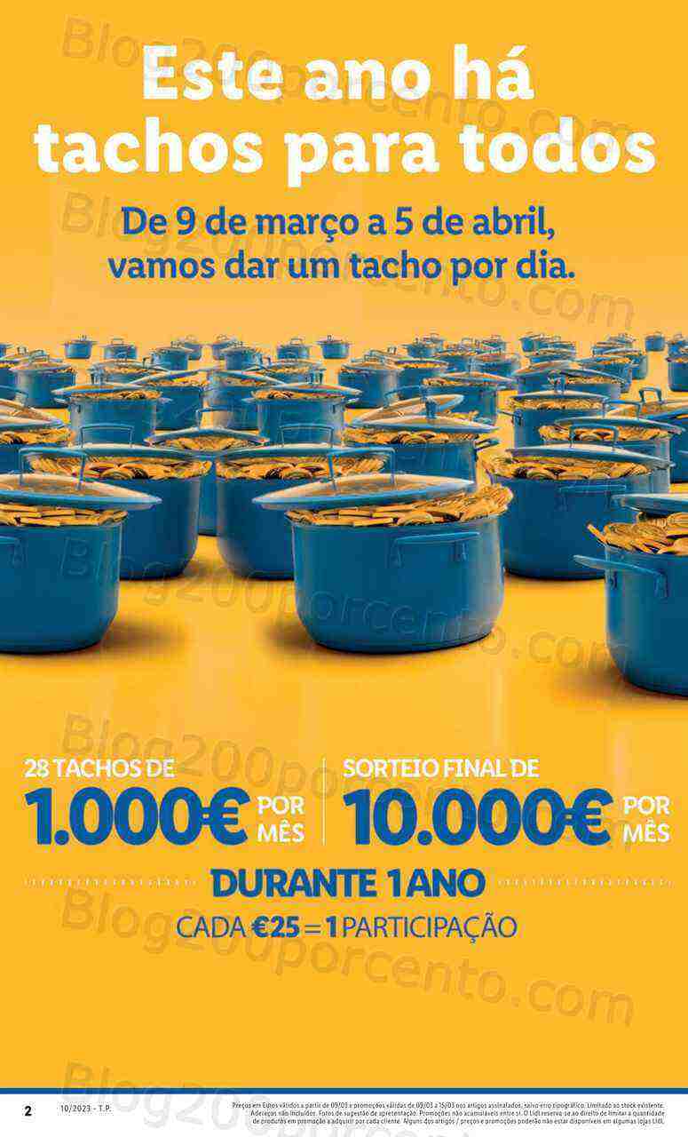 Antevisão Folheto LIDL Promoções de 9 a 15 março