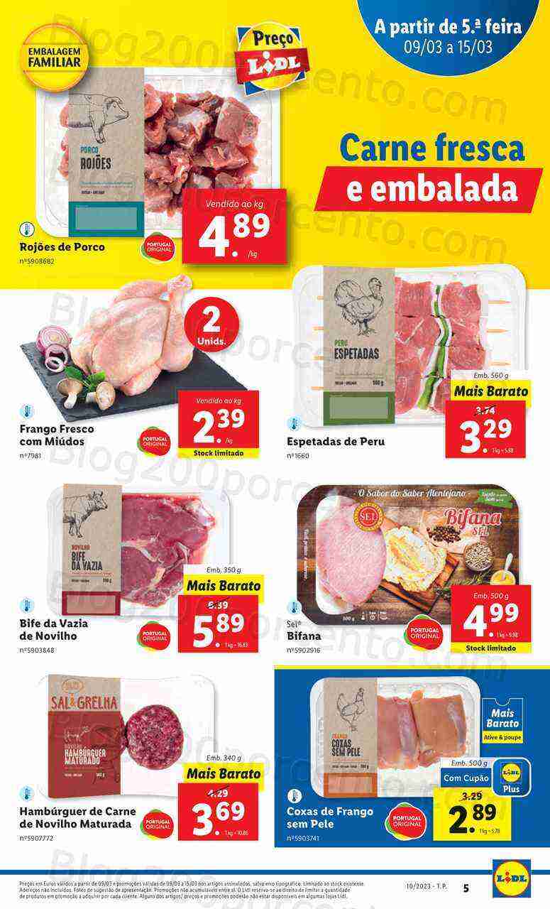 Antevisão Folheto LIDL Promoções de 9 a 15 março