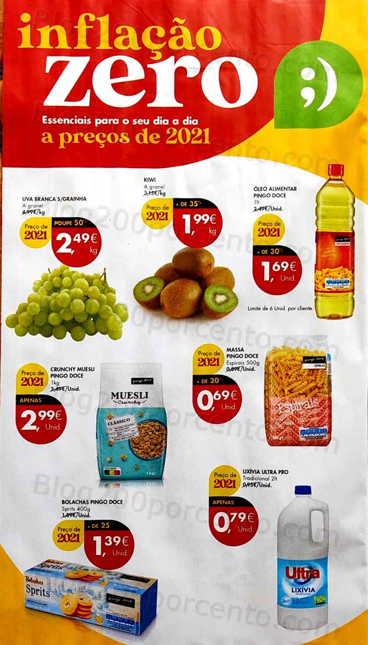pingo doce, Folheto Pingo Doce Especial Inflação Zero Promoções de 21 a 27 março