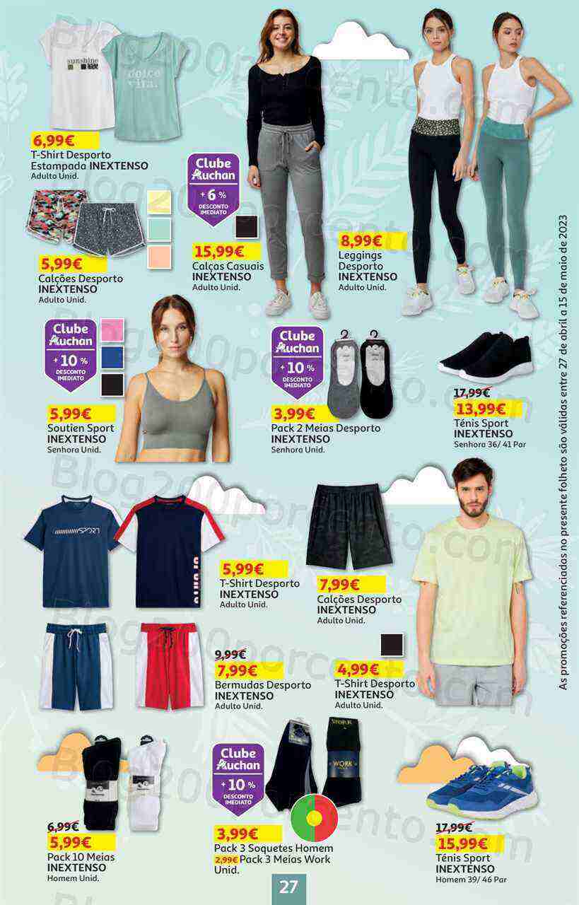 Antevisão Folheto AUCHAN Bazar Promoções de 27 abril a 15 maio