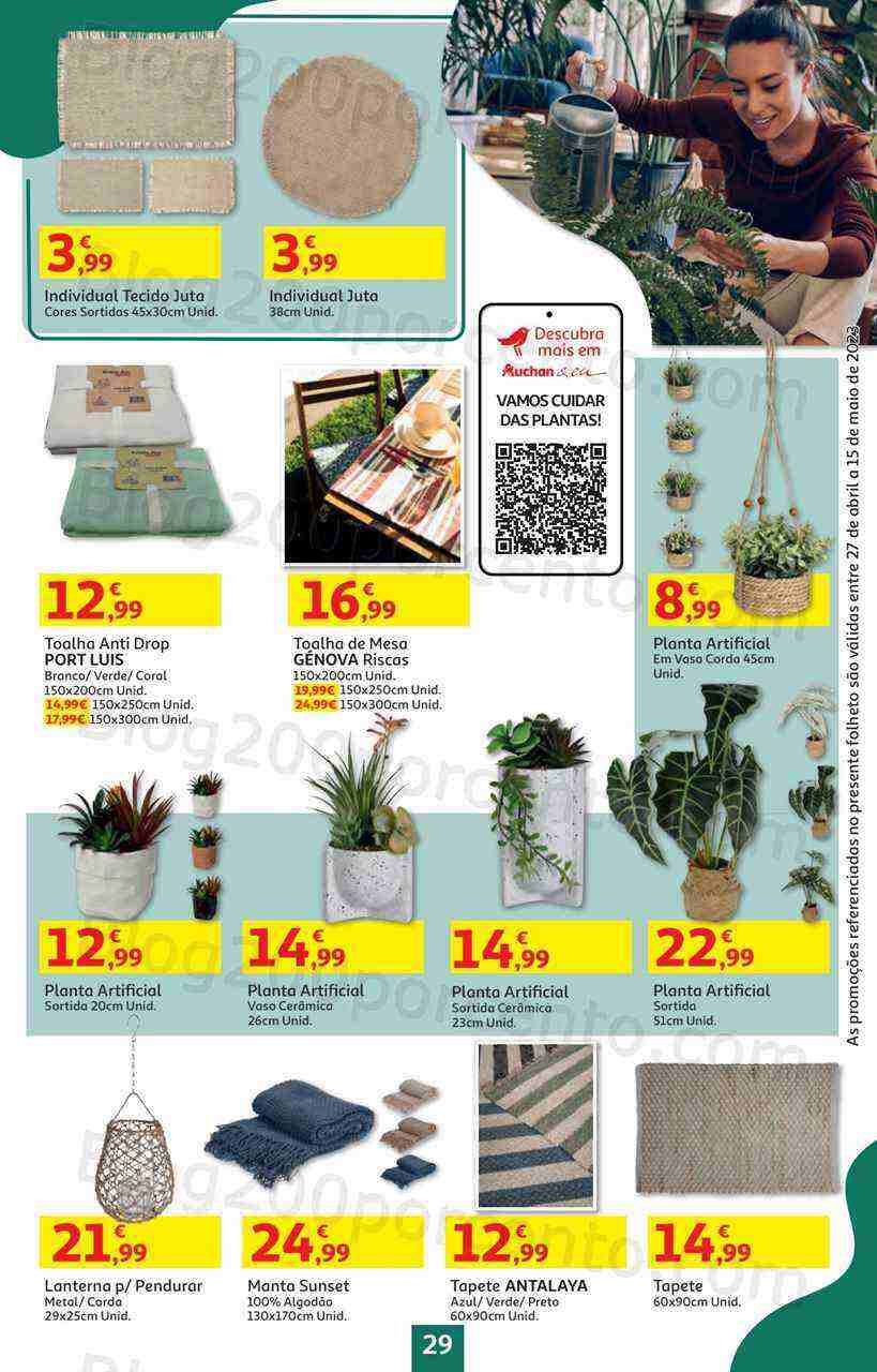 Antevisão Folheto AUCHAN Bazar Promoções de 27 abril a 15 maio