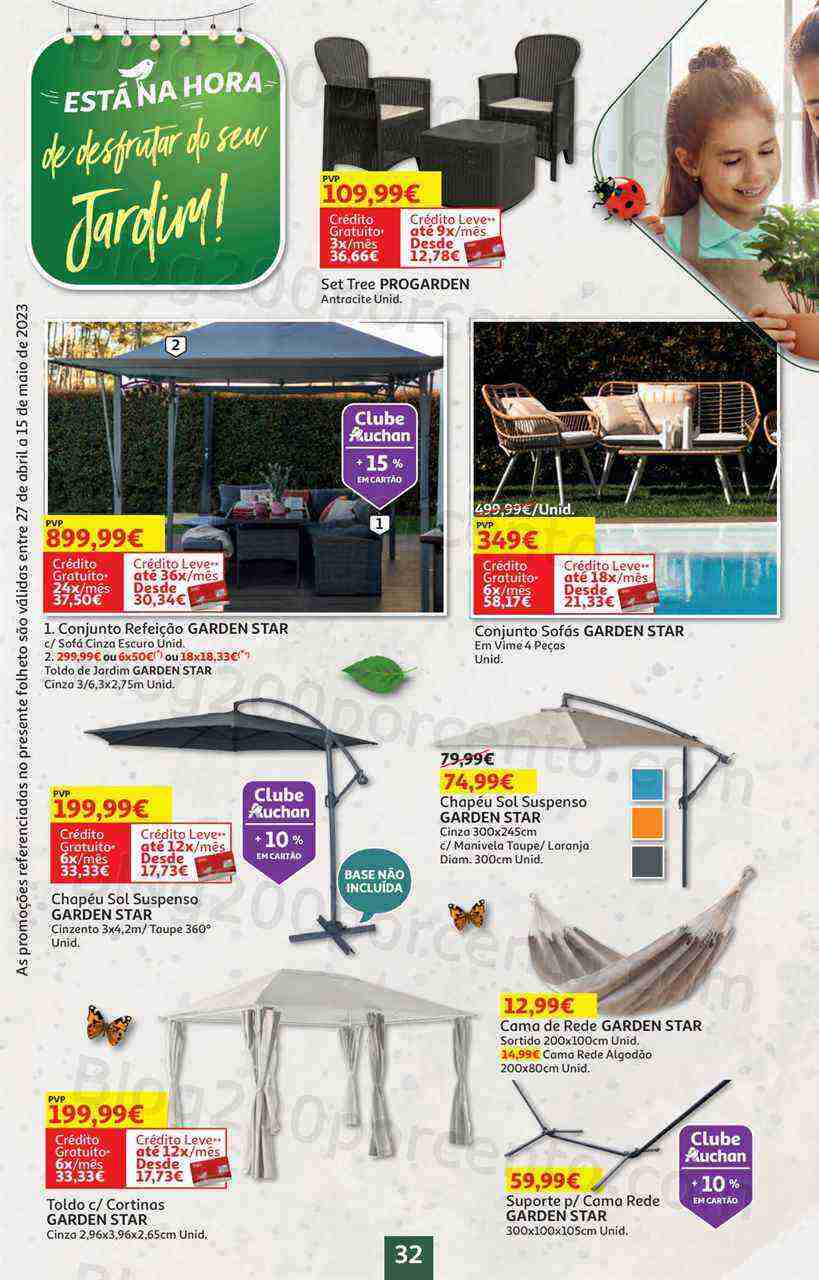 Antevisão Folheto AUCHAN Bazar Promoções de 27 abril a 15 maio
