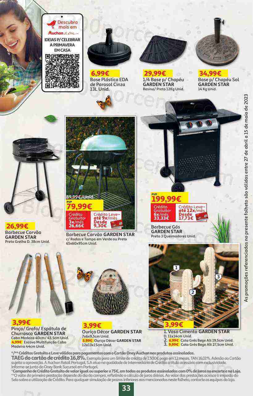 Antevisão Folheto AUCHAN Bazar Promoções de 27 abril a 15 maio