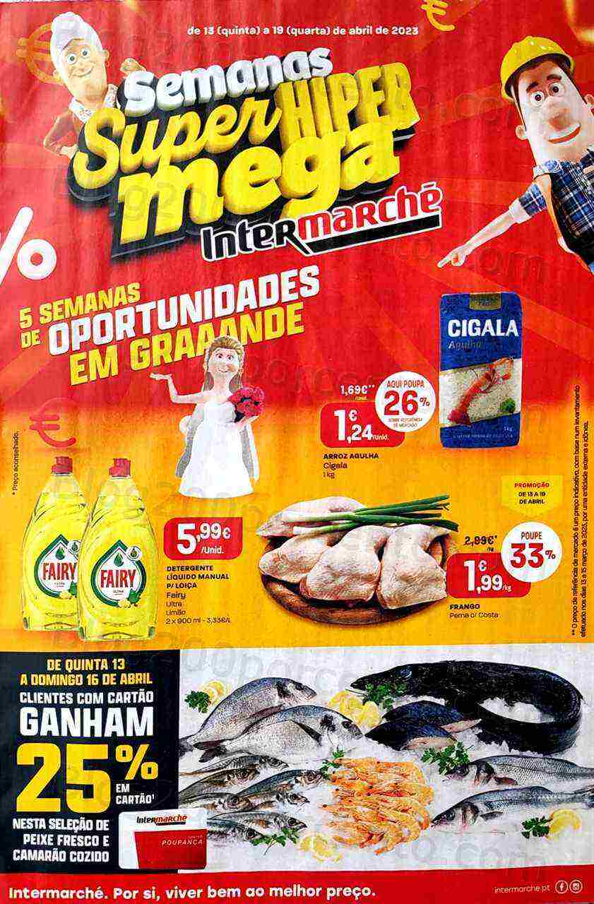 Antevisão Folheto INTERMARCHÉ Promoções de 13 a 19 abril