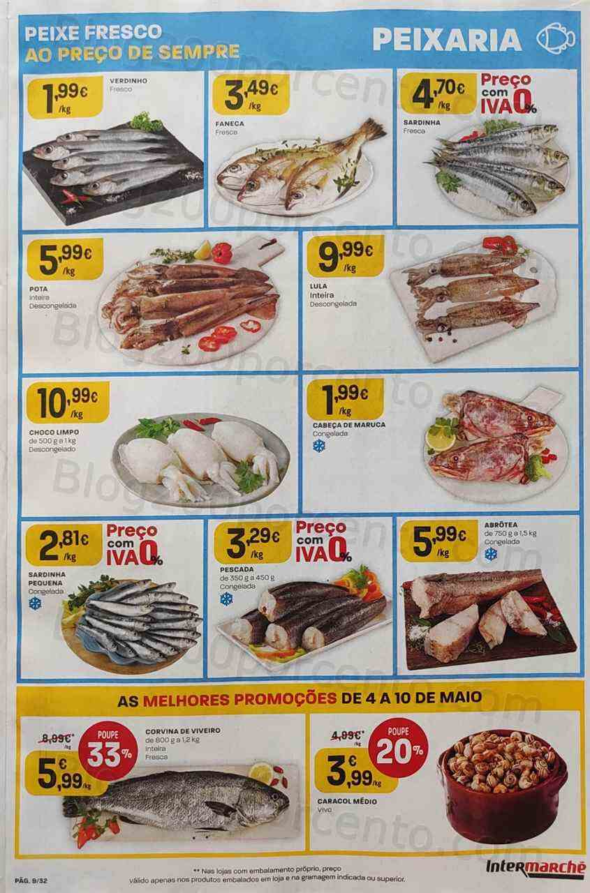 Antevisão Folheto INTERMARCHÉ Promoções de 4 a 10 maio