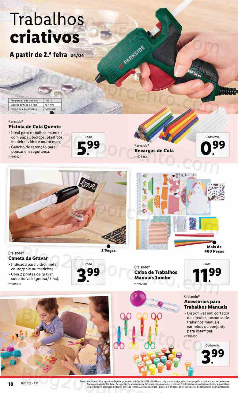 Antevisão Folheto LIDL Promoções de 20 a 26 abril