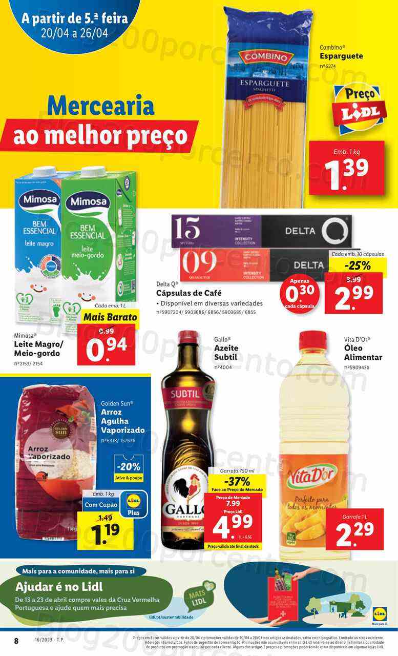 Antevisão Folheto LIDL Promoções de 20 a 26 abril