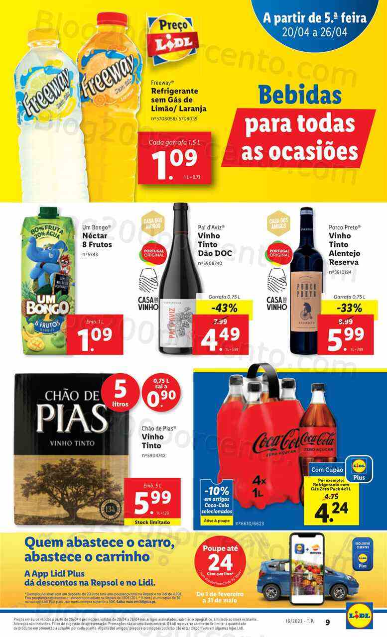 Antevisão Folheto LIDL Promoções de 20 a 26 abril