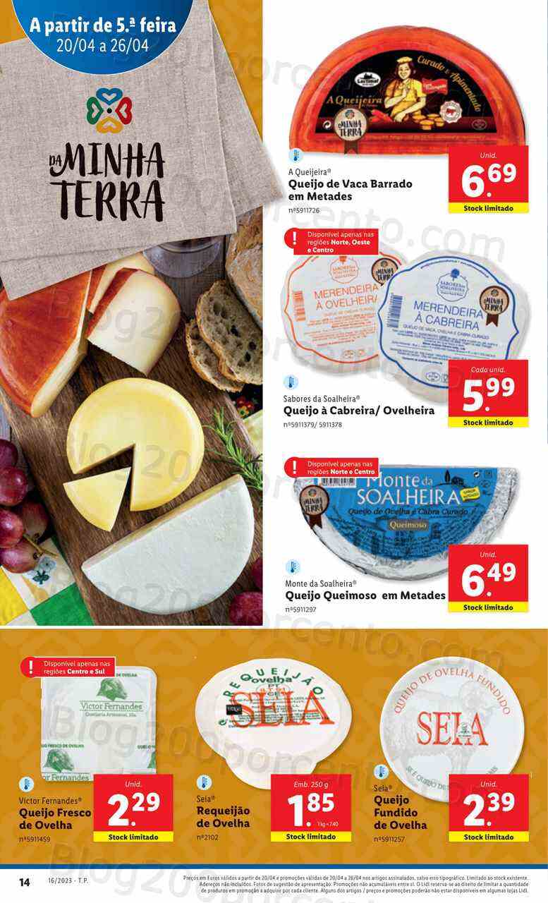 Antevisão Folheto LIDL Promoções de 20 a 26 abril