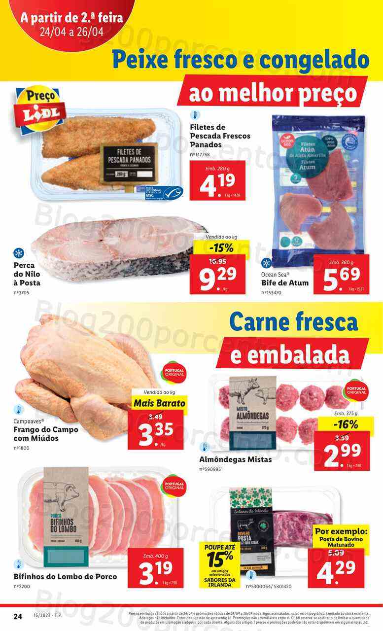 Antevisão Folheto LIDL Promoções de 20 a 26 abril