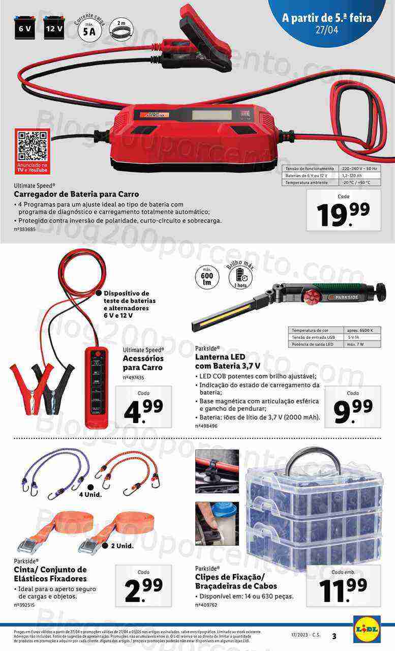 Antevisão Folheto LIDL Bazar Promoções a partir de 27 abril