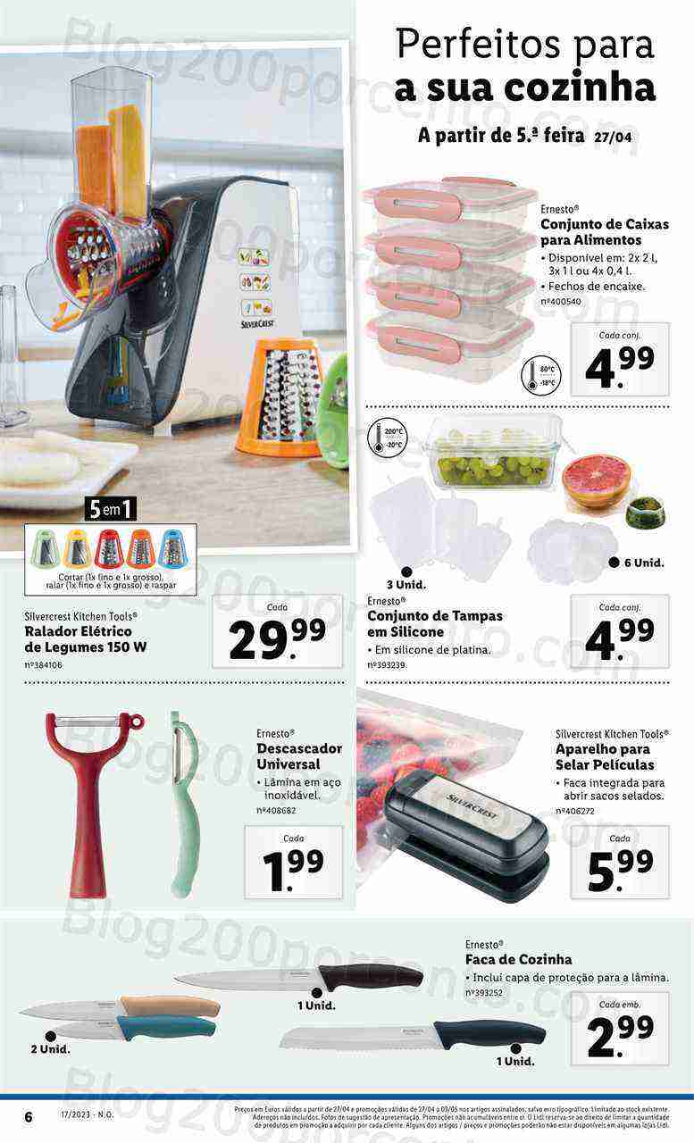 Antevisão Folheto LIDL Bazar Promoções a partir de 27 abril