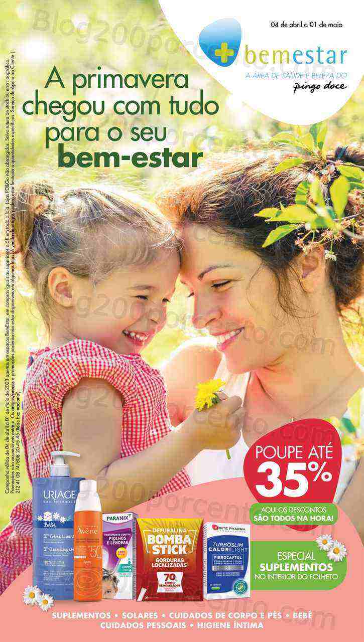 Antevisão Folheto PINGO DOCE Bem Estar Promoções de 4 abril a 1 maio