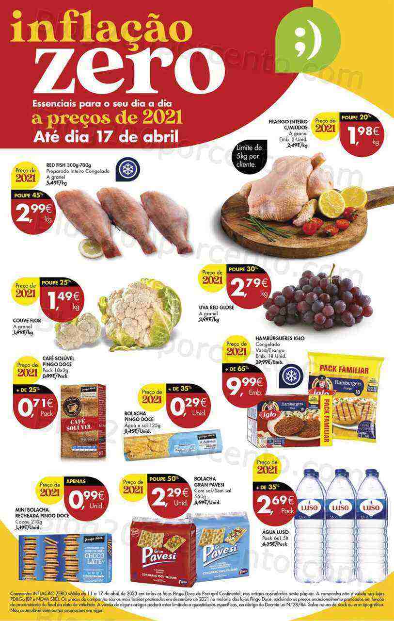 Antevisão Folheto PINGO DOCE Promoções Fim de Semana - 14 a 17 abril