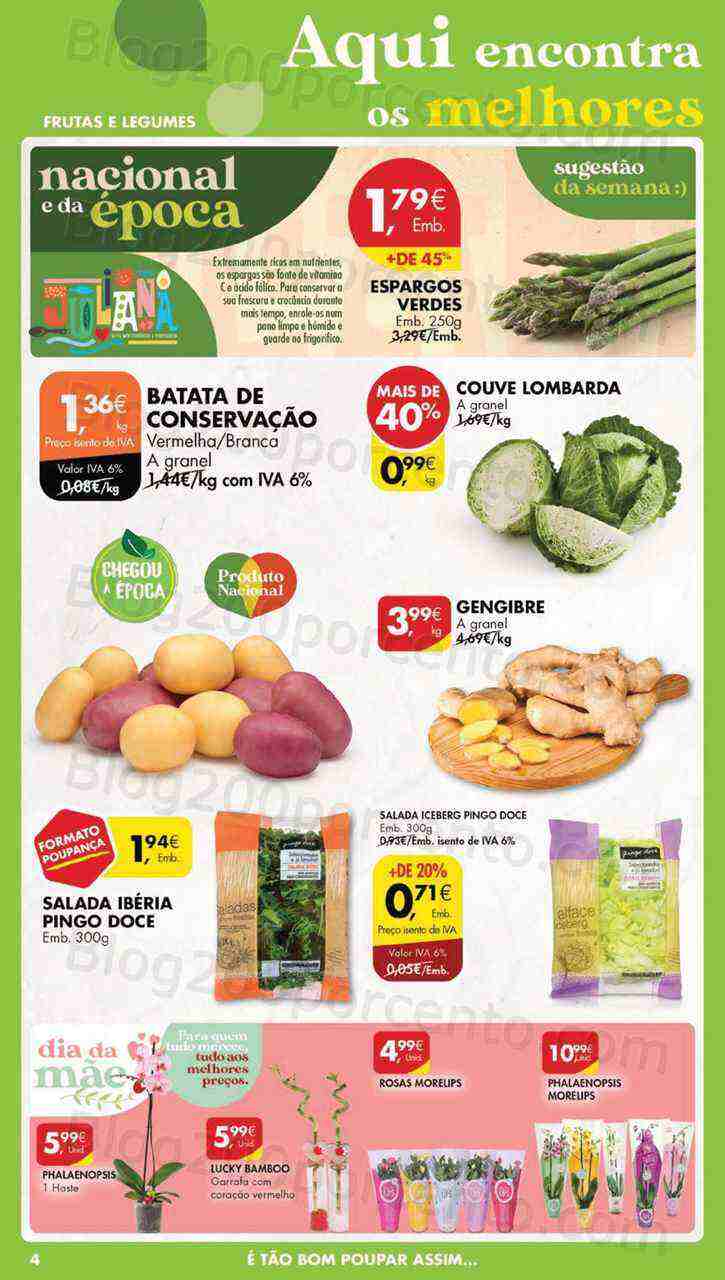 Antevisão Folheto PINGO DOCE Lojas Grandes Promoções de 2 a 8 maio