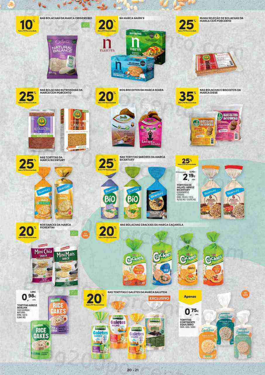 Antevisão Folheto CONTINENTE Feira da Vida Saudável Promoções de 2 a 14 maio