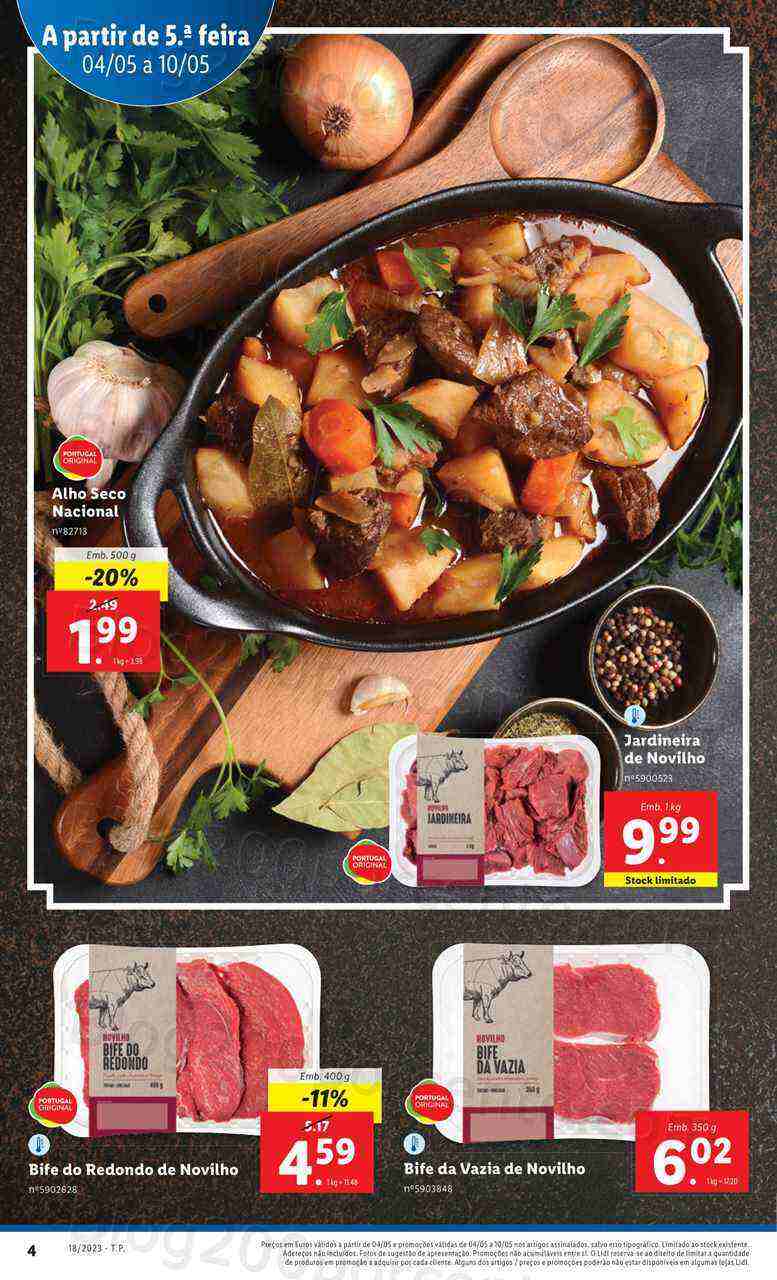 Antevisão Folheto LIDL Promoções de 4 a 10 maio