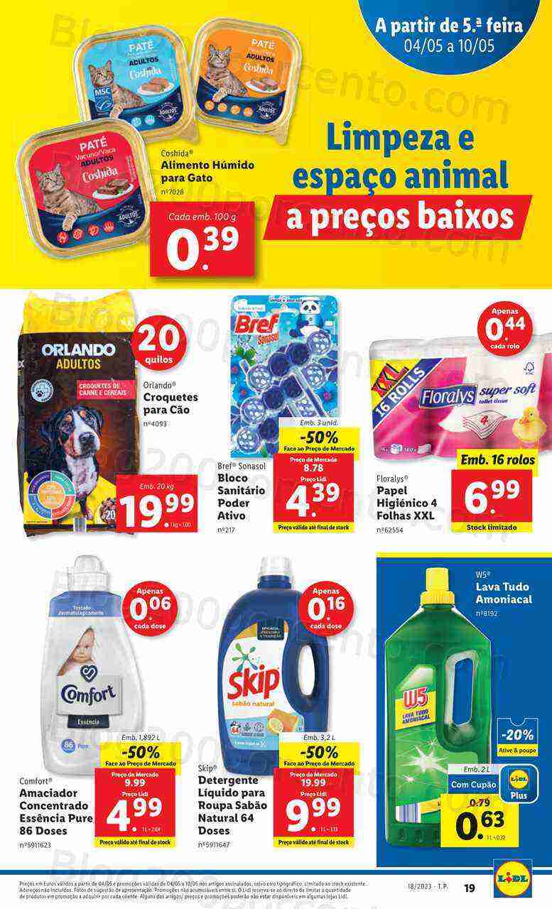 Antevisão Folheto LIDL Promoções de 4 a 10 maio