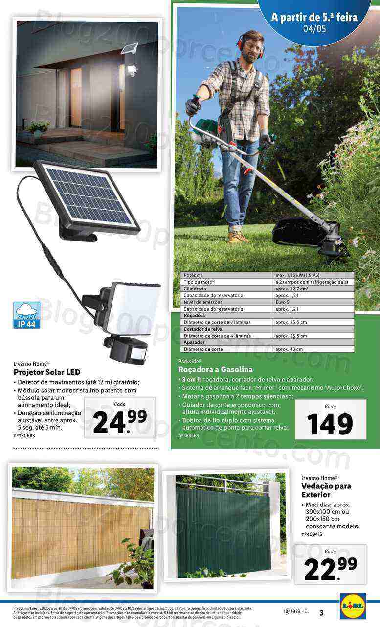 Antevisão Folheto LIDL Promoções de 4 a 10 maio
