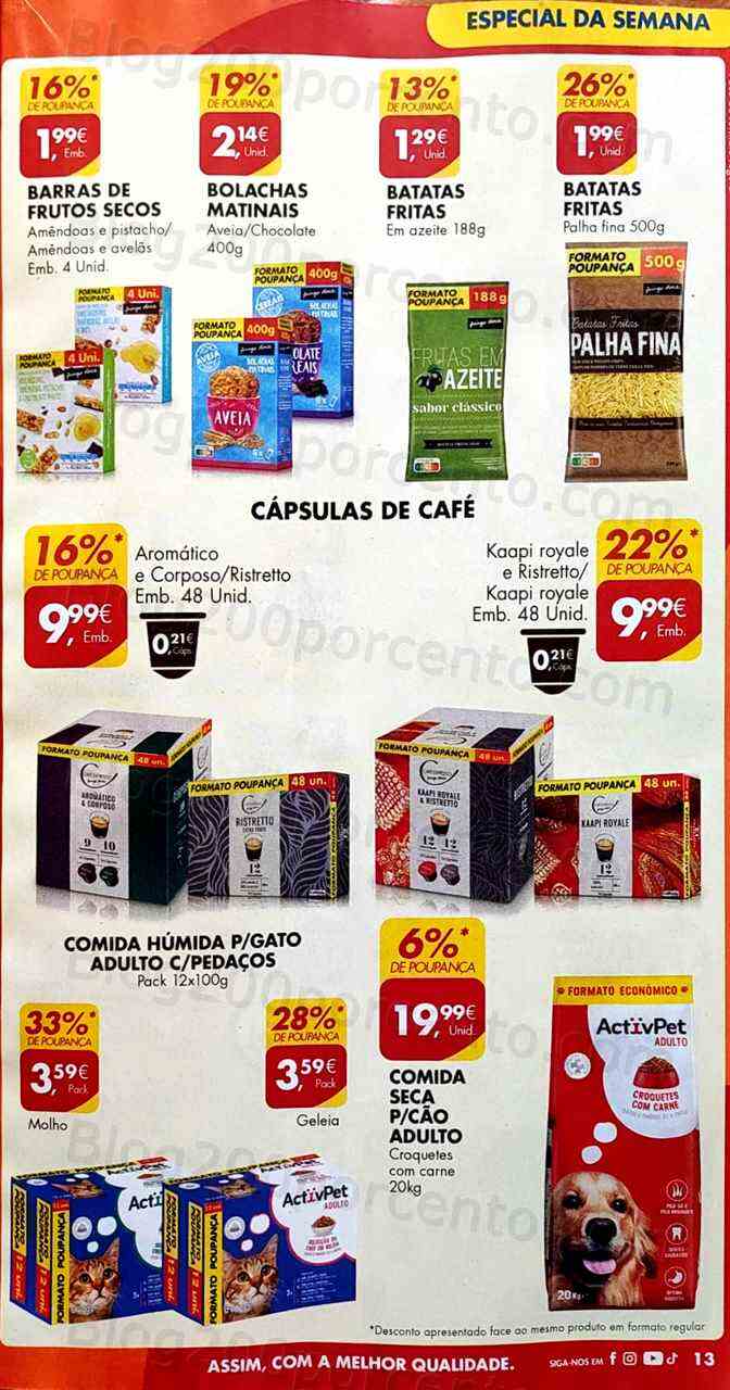 Antevisão Folheto PINGO DOCE Promoções de 11 a 17 abril