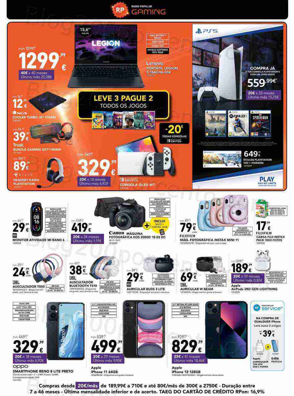 Antevisão Folheto RADIO POPULAR Promoções de 3 a 20 abril
