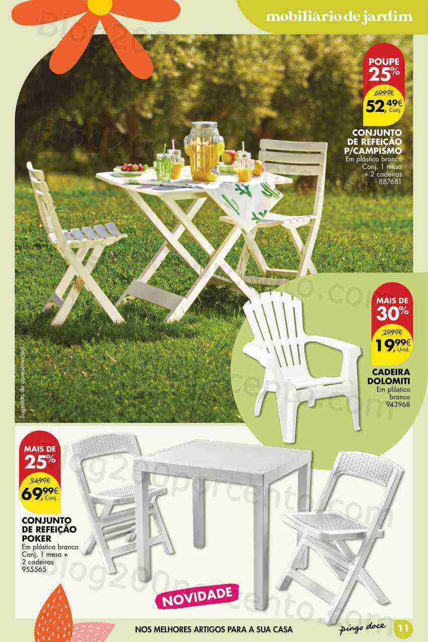 Antevisão Folheto PINGO DOCE Bazar Ar Livre Promoções de 9 maio a 5 junho