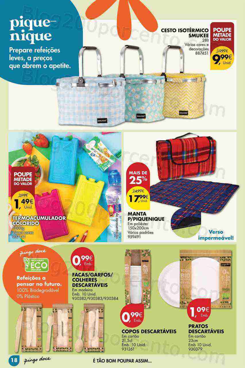 Antevisão Folheto PINGO DOCE Bazar Ar Livre Promoções de 9 maio a 5 junho