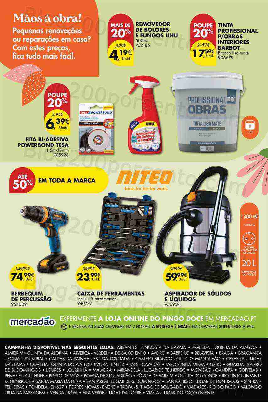 Antevisão Folheto PINGO DOCE Bazar Ar Livre Promoções de 9 maio a 5 junho