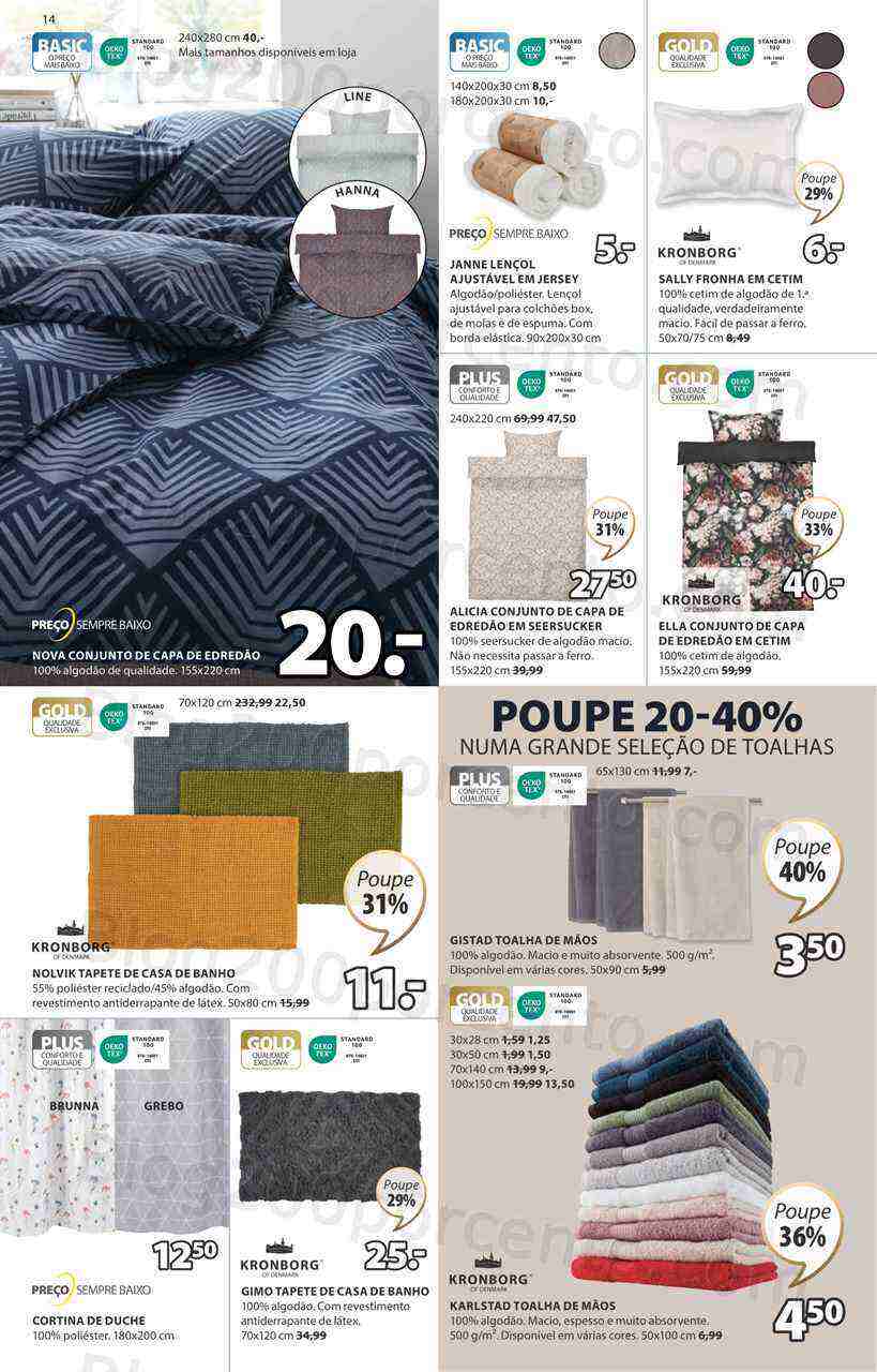 Antevisão Folheto JYSK Promoções de 4 a 17 maio