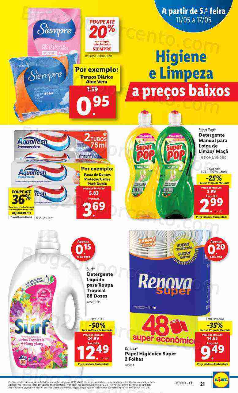 Antevisão Folheto LIDL Promoções de 11 a 17 maio