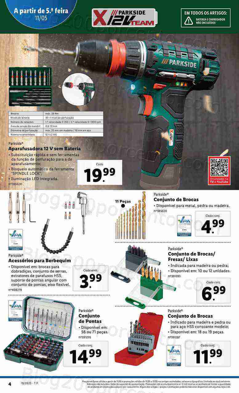 Antevisão Folheto LIDL Promoções de 11 a 17 maio