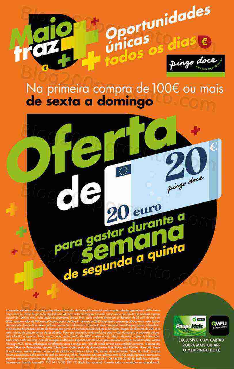 Antevisão Folheto PINGO DOCE Promoções Fim de Semana - 5 a 8 maio