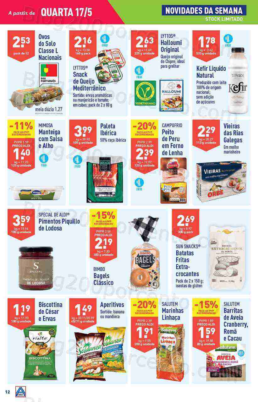 Antevisão Folheto ALDI Promoções de 17 a 23 maio