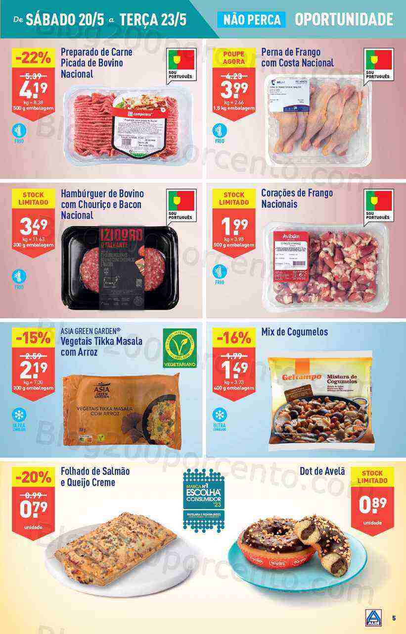 Antevisão Folheto ALDI Promoções de 17 a 23 maio