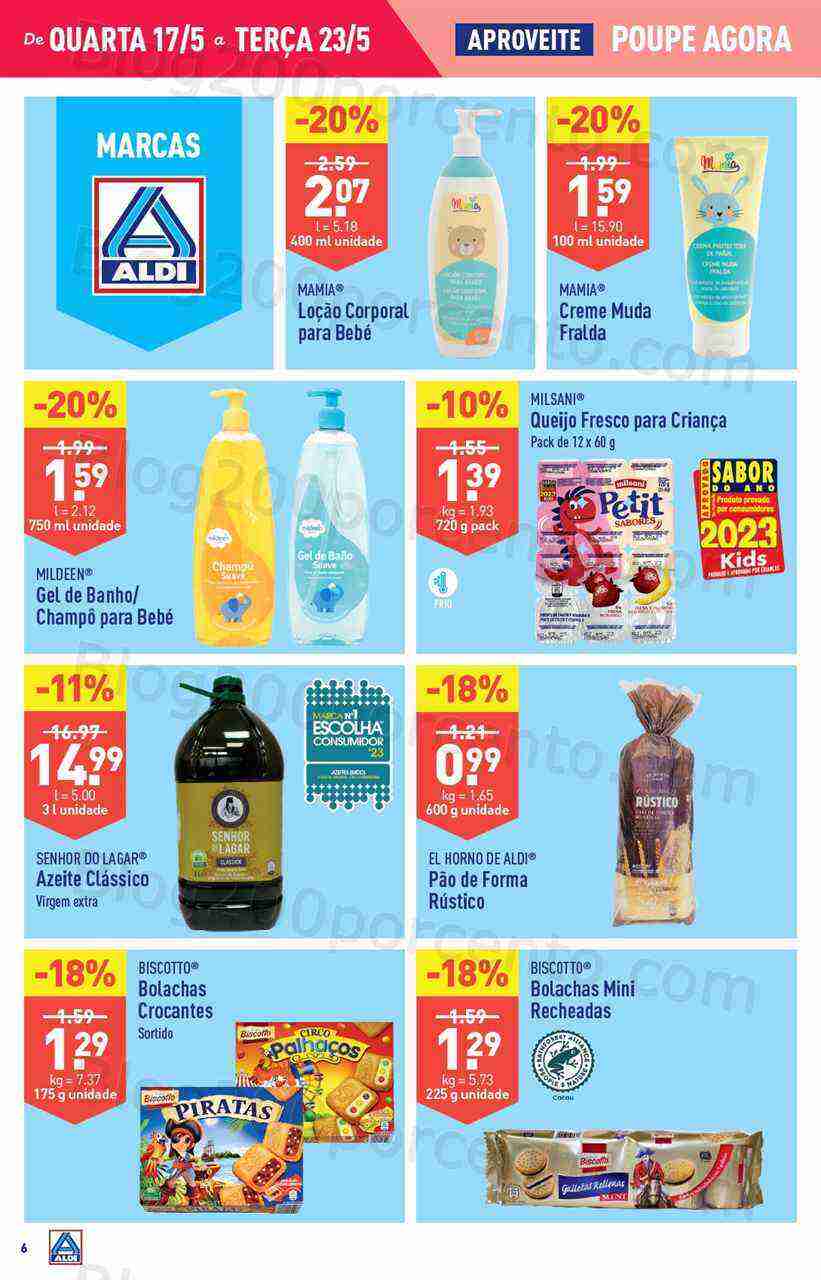 Antevisão Folheto ALDI Promoções de 17 a 23 maio