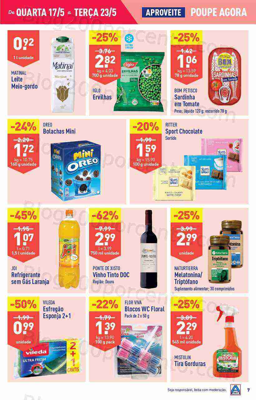 Antevisão Folheto ALDI Promoções de 17 a 23 maio